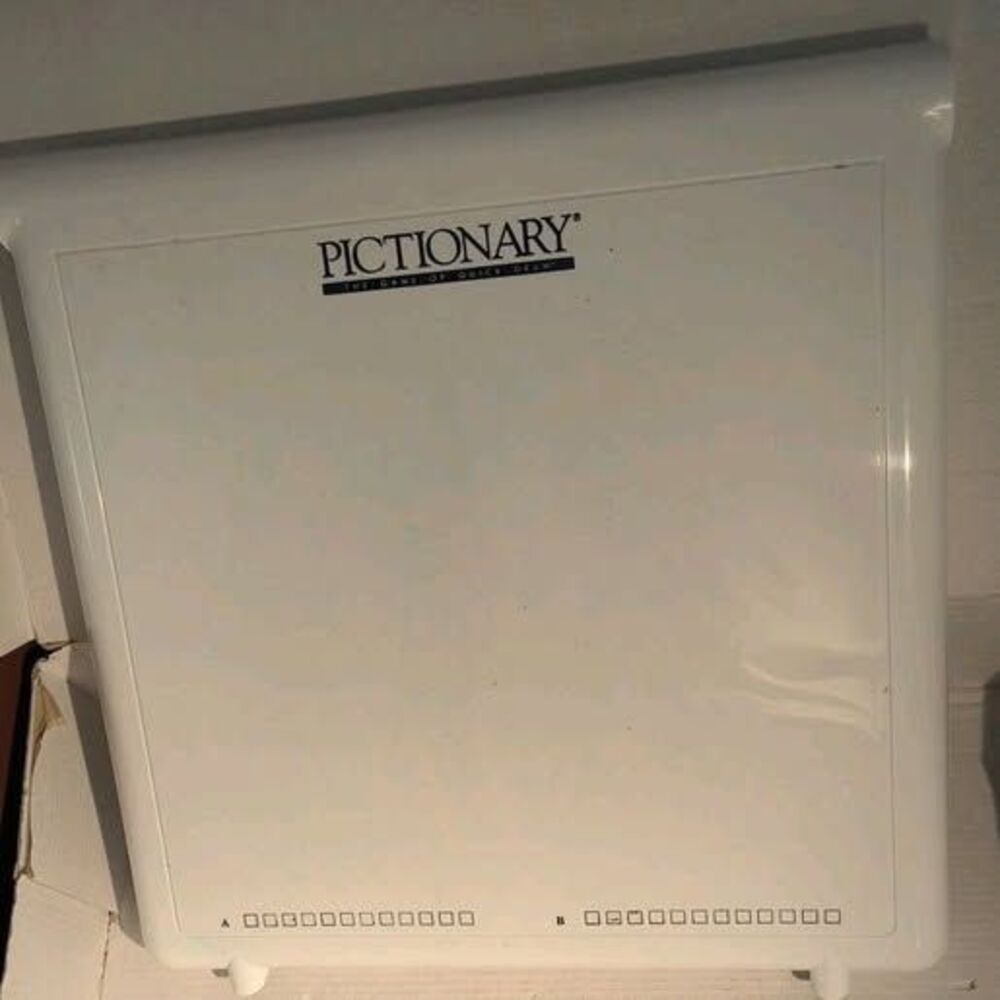 VINTAGE Pictionary Party Edition Game 1989 Classic Drawing Board Game READ